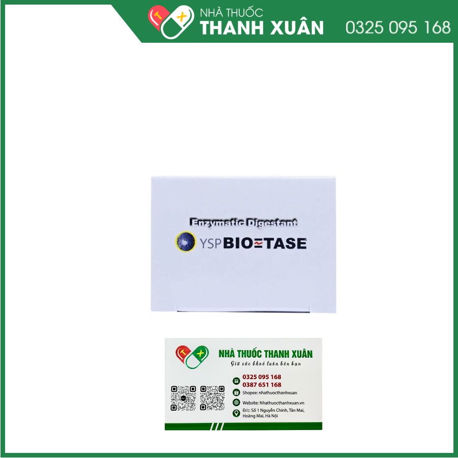 YspBio - Tase trị chứng khó tiêu, bội thực, chán ăn